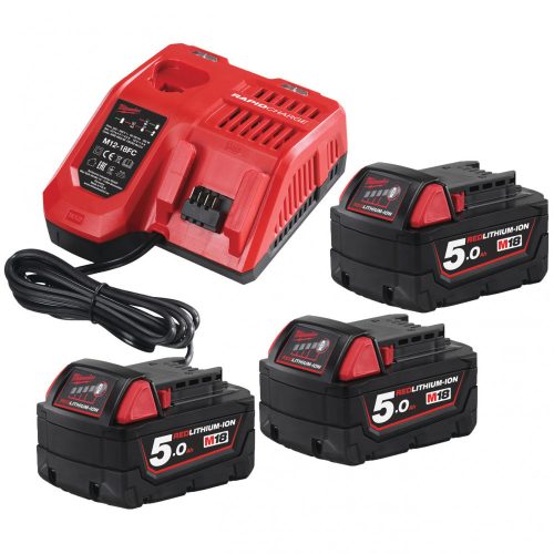 Milwaukee M18 NRG-503 akkumulátor és töltő szett