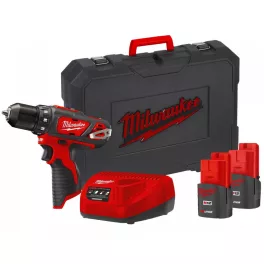   Milwaukee M12 BDD-152C akkus szuperkompakt fúró-csavarozó (2 x 1.5 Ah Li-ion akkuval)