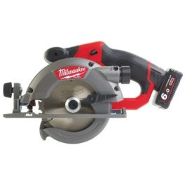   Milwaukee M12 CCS44-602X akkus szénkefe nélküli körfűrész (2 x 6.0 Ah Li-ion akkuval)