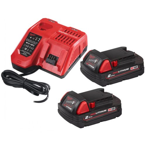 Milwaukee M18 NRG-202 akkumulátor és töltő szett