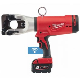   Milwaukee M18 HCC45-522C akkus ONE-KEY™ FORCELOGIC™ szénkefe nélküli hidraulikus kábelvágó (1 x 2.0 Ah és 1 x 5.0 Ah Li-ion akkuval)