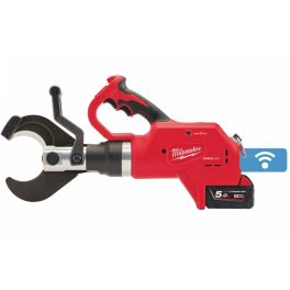   Milwaukee M18 HCC75-502C akkus ONE-KEY™ FORCELOGIC™ szénkefe nélküli hidraulikus földalatti kábelvágó (2 x 5.0 Ah Li-ion akkuval)