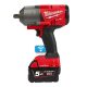 Milwaukee M18 ONEFHIWF12-502X akkus ONE-KEY™ FUEL™ nagy nyomatékú ütvecsavarozó biztosítógyűrűvel, 1/2" négyszög meghajtással (2 x 5.0 Ah Li-ion akkuval)