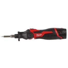   Milwaukee M12 SI-201C akkus szuperkompakt forrasztópáka (1 x 2.0 Ah Li-ion akkuval)