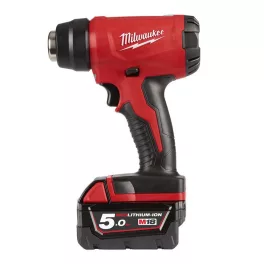   Milwaukee M18 BHG-502C akkus hőlégfúvó (2 x 5.0 Ah Li-ion akkuval)