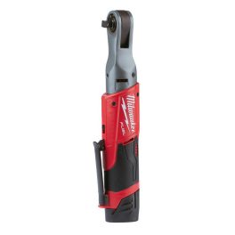   Milwaukee M12 FIR38-201B FUEL™ akkus szénkefe nélküli racsnis csavarkulcs, 3/8" (1 x 2.0 Ah Li-ion akkuval)