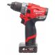 Milwaukee M12 FPD-402X FUEL™ akkus szénkefe nélküli ütvefúró-csavarozó (2 x 4.0 Ah Li-ion akkuval)