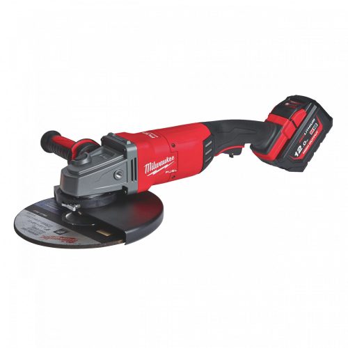 Milwaukee M18 FLAG230XPDB-121C FUEL™ akkus szénkefe nélküli nagy sarokcsiszoló (1 x 12.0 Ah Li-ion akkuval)