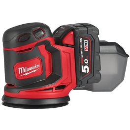   Milwaukee M18 BOS125-502B akkus excentercsiszoló (2 x 5.0 Ah Li-ion akkuval)