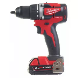   Milwaukee M18 CBLDD-202C akkus kompakt szénkefe nélküli fúró-csavarozó (2 x 2.0 Ah Li-ion akkuval)