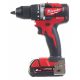 Milwaukee M18 CBLDD-202C akkus kompakt szénkefe nélküli fúró-csavarozó (2 x 2.0 Ah Li-ion akkuval)