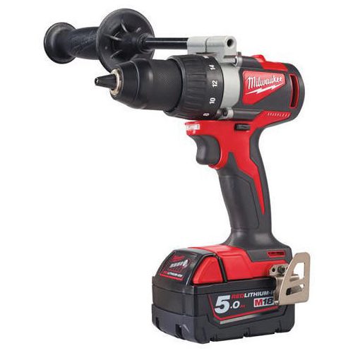 Milwaukee M18 BLDD2-502X akkus szénkefe nélküli fúró-csavarozó (2 x 5.0 Ah Li-ion akkuval)