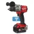 Milwaukee M18 ONEPD2-502X akkus ONE-KEY™ FUEL™ szénkefe nélküli ütvefúró-csavarozó (2 x 5.0 Ah Li-ion akkuval)
