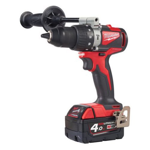 Milwaukee M18 BLPD2-402X akkus szénkefe nélküli ütvefúró-csavarozó (2 x 4.0 Ah Li-ion akkuval)