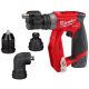 Milwaukee M12 FDDXKIT-202X FUEL™ akkus levehető tokmányú szénkefe nélküli fúró-csavarozó (2 x 2.0 Ah Li-ion akkuval)