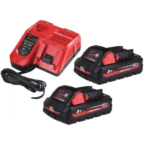 Milwaukee M18 HNRG-302 akkumulátor és töltő szett