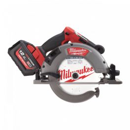   Milwaukee M18 FCSG66-121C FUEL™ akkus szénkefe nélküli körfűrész fához és műanyaghoz (1 x 12.0 Ah Li-ion akkuval)