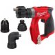 Milwaukee M12 FDDXKIT-0X FUEL™ akkus levehető tokmányú szénkefe nélküli fúró-csavarozó (akku és töltő nélkül)