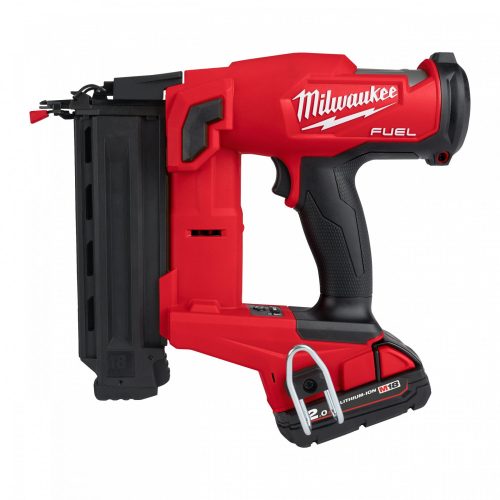 Milwaukee M18 FN18GS-202X FUEL™ akkus szénkefe nélküli finiselő szögbelövő (2 x 2.0 Ah Li-ion akkuval)