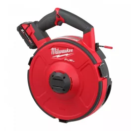   Milwaukee M18 FPFT-202 30m NC Set FUEL™ akkus szénkefe nélküli kábelbehúzó (2 x 2.0 Ah Li-ion akkuval)