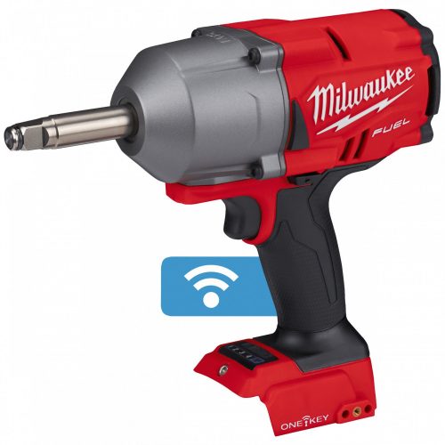 Milwaukee M18 ONEFHIWF12E-0X akkus ONE-KEY™ FUEL™ nagy nyomatékú ütvecsavarozó biztosítógyűrűvel, 1/2" négyszög meghajtással (akku és töltő nélkül)