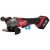 Milwaukee M18 ONEFSAG125XPDB-502X akkus ONE-KEY™ FUEL™ RAPIDSTOP™ szénkefe nélküli sarokcsiszoló (2 x 5.0 Ah Li-ion akkuval)