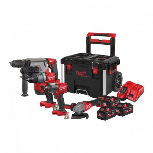 Milwaukee M18 FPP4A2-553P FUEL™ szénkefe nélküli erőcsomag