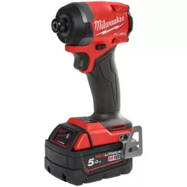   Milwaukee M18 FID3-502X FUEL™ akkus szénkefe nélküli ütvecsavarozó 1/4" hatszög meghajtással (2 x 5.0 Ah Li-ion akkuval)