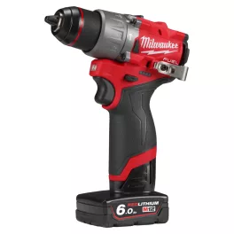   Milwaukee M12 FPD2-602X FUEL™ akkus szénkefe nélküli szuperkompakt ütvefúró-csavarozó (2 x 6.0 Ah Li-ion akkuval)
