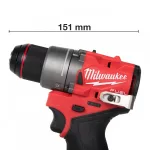 Milwaukee M12 FDD2-402X FUEL™ akkus szénkefe nélküli szuperkompakt fúró-csavarozó (2 x 4.0 Ah Li-ion akkuval)