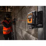 AEG CLR215-B 2-vonalas keresztvetítő lézer, piros
