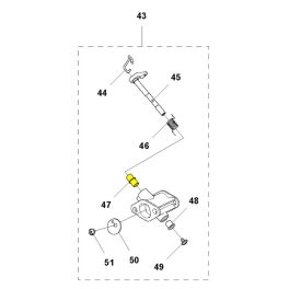   Husqvarna Persely Husqvarna 345FR, 545FR, 545RX fűkaszához 