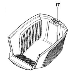   Husqvarna Fűgyűjtőzsák (alsó) LC 353VE, LC 348V fűnyíróhoz