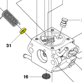 Husqvarna Gyűrű - 445 Mark II, 450 láncfűrészhez