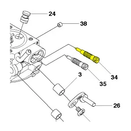Husqvarna Csavar - 445 Mark II, 450 láncfűrészhez