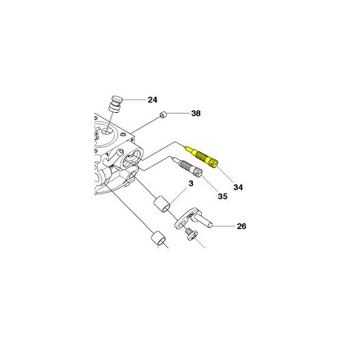 Husqvarna Csavar Husqvarna 445 Mark II, 450 láncfűrészhez