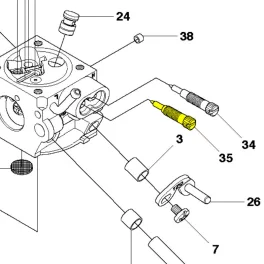 Husqvarna Csavar - 445 Mark II, 450 láncfűrészhez