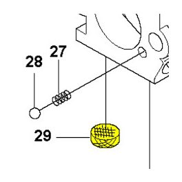   Husqvarna Szűrő - 346XP, 353, 445 Mark II, 450, 555, 560XP, 562XP, 575XP, és más gépekhez