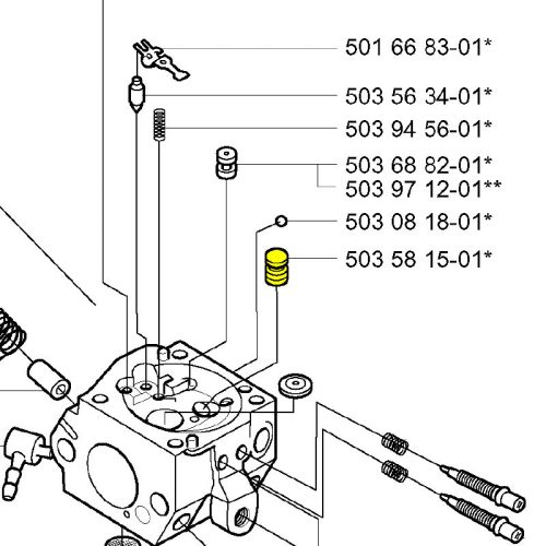 Husqvarna Szívótork komplett - 357, 395XP láncfűrészhez 
