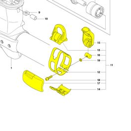   Husqvarna Felfüggesztéstartó kpl. Husqvarna 555RXT fűkaszához 