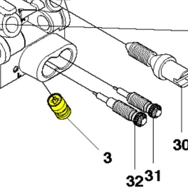   Husqvarna Főfúvóka - 135, 140, 435, 435e, 440 Mark II láncfűrészhez