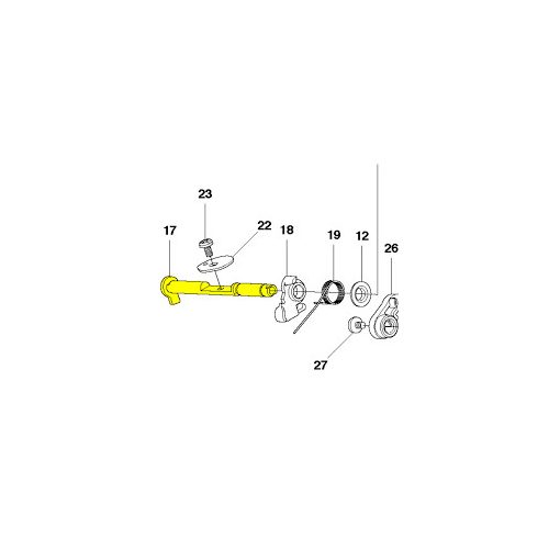 Husqvarna Légtengely  kpl. Husqvarna 135, 435, 440 Mark II láncfűrészhez