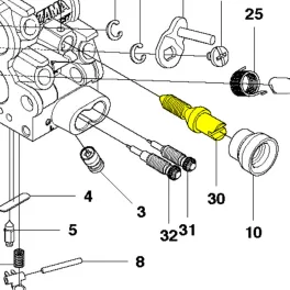   Husqvarna Csavar - 135, 140, 435, 435e, 440 Mark II láncfűrészhez