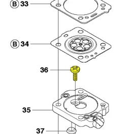   Husqvarna Csavar - 135, 140, 435, 435e, 440 Mark II láncfűrészhez