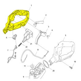   Husqvarna Markolat (jobb fél) Husqvarna 122HD60 Sövénynyíróhoz 