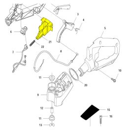   Husqvarna Rögzítőgomb Husqvarna 122HD60, 322HD60 , 522HD60X sövényvágóhoz 