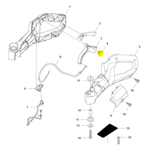 Husqvarna Rugó Husqvarna 122HD60, 322HD60 , 522HD60X sövényvágóhoz 