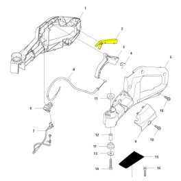   Husqvarna Gázbiztosító Husqvarna 122HD60, 322HD60 , 522HD60X sövényvágóhoz 
