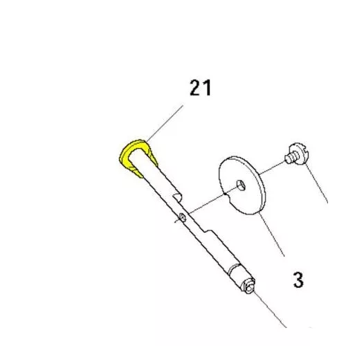 Husqvarna karburátor tengely - 135R Fűkaszához