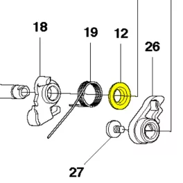   Husqvarna Gyűrű - 135, 140, 435, 435e, 440 Mark II láncfűrészhez